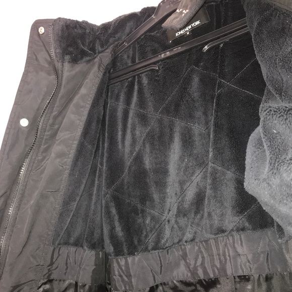 Jones New York Black Parka All-Time Winter Jacket - Picture 13 of 16